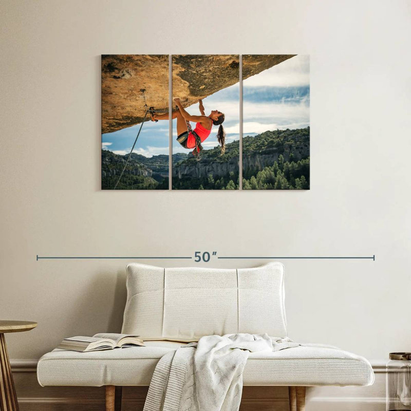 Senne Margalef Rock Climber, 24" H x 38" W