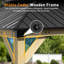 12 pi. L 10 pi. D Pavillon de jardin en bois massif-80862093