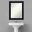Miroir mural Shiplap