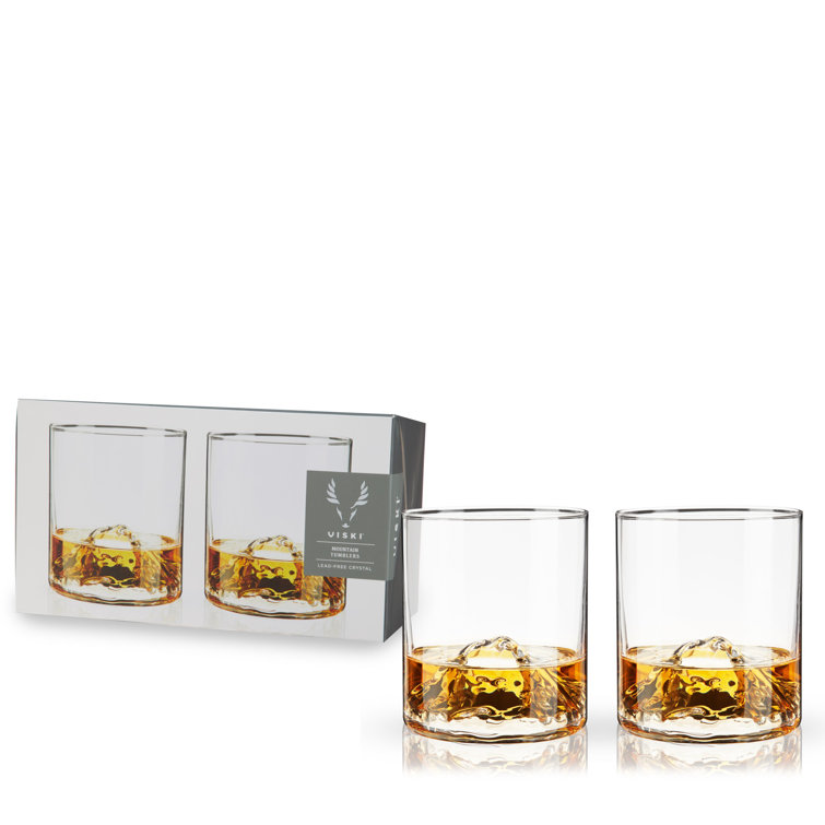 Mountain Whiskey Chilling Glasses - Set of 2, Everest, Grand Canyon