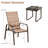 2 - Person Patio Dining Set Square Table-1610893230-1610893229