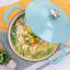 Martha Stewart 7 qt. Non-Stick Cast Iron Round Dutch Oven-68950491