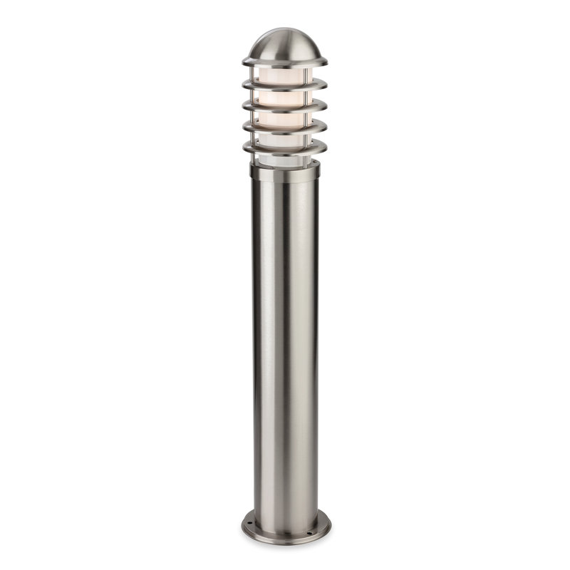 Stainless Steel Metal Bollard Light, 80cm H x 13cm W x 13cm D
