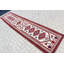 Tapis de couloir turc rouge fait à la main pour l'extérieur de la cuisine et les couloirs