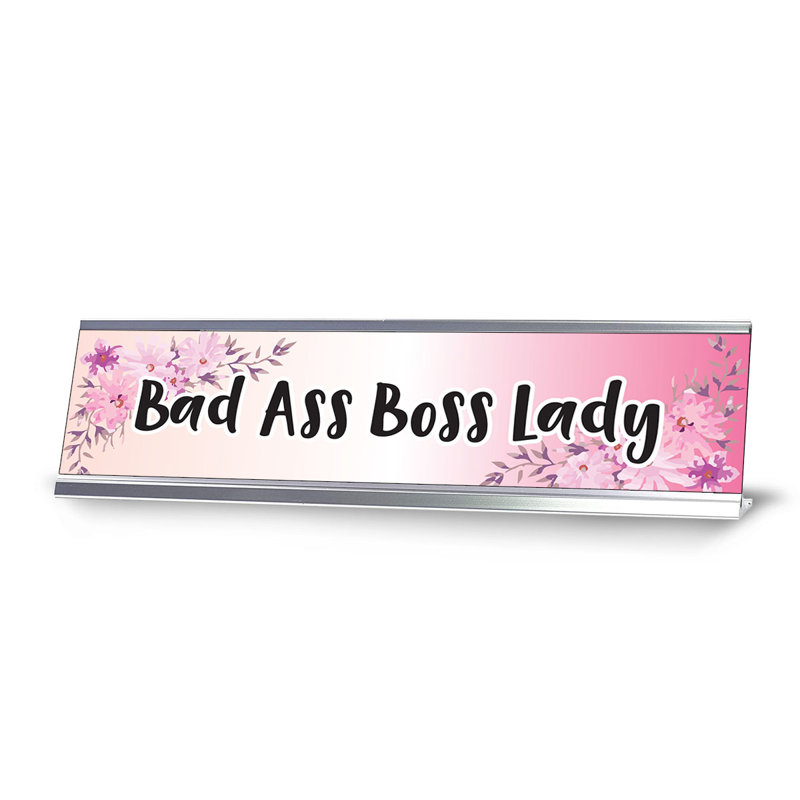 Enseigne de bureau Bad Ass Boss Lady