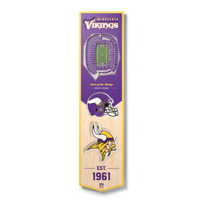 NFL 3D 8x32 Stadiumview Banner