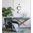 Iron Frame Vertical Round Mirror