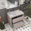 Meuble-lavabo simple 35,5 po avec plateau en acrylique Rosner-2145215220