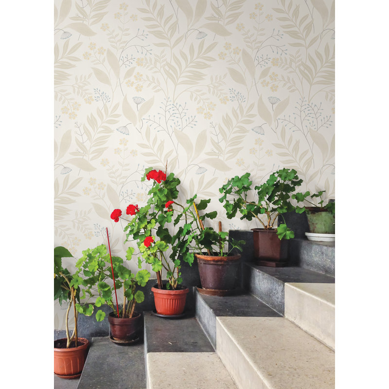 Papier peint adhésif Amanda, Beige