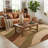 Ebern Designs Cyinthia Cecilia Modern Striped Multi Hand-Carved Rug-99533662