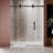 61" - 65" W x 76" H Single Sliding Frameless Shower Door-85016952