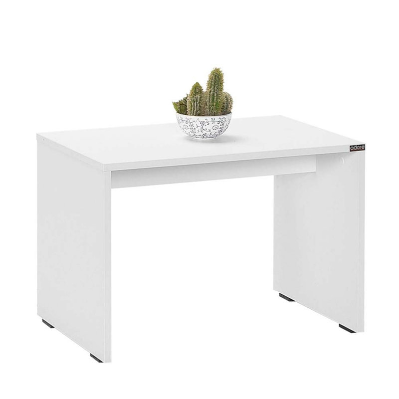 Modern Coffee Table, Diamond White, 23.6 x 16.9 x 15.7 inches | 100% Melamine Coated Particle Board, Thickness: 0.6 inches | Sleek Design for Living Room & Lounge, Durable & Stylish Furniture Solution