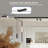 SCON 2-Pack Recessed Magnetic Track Lighting Rail Kit, 24V Track Rails Kit