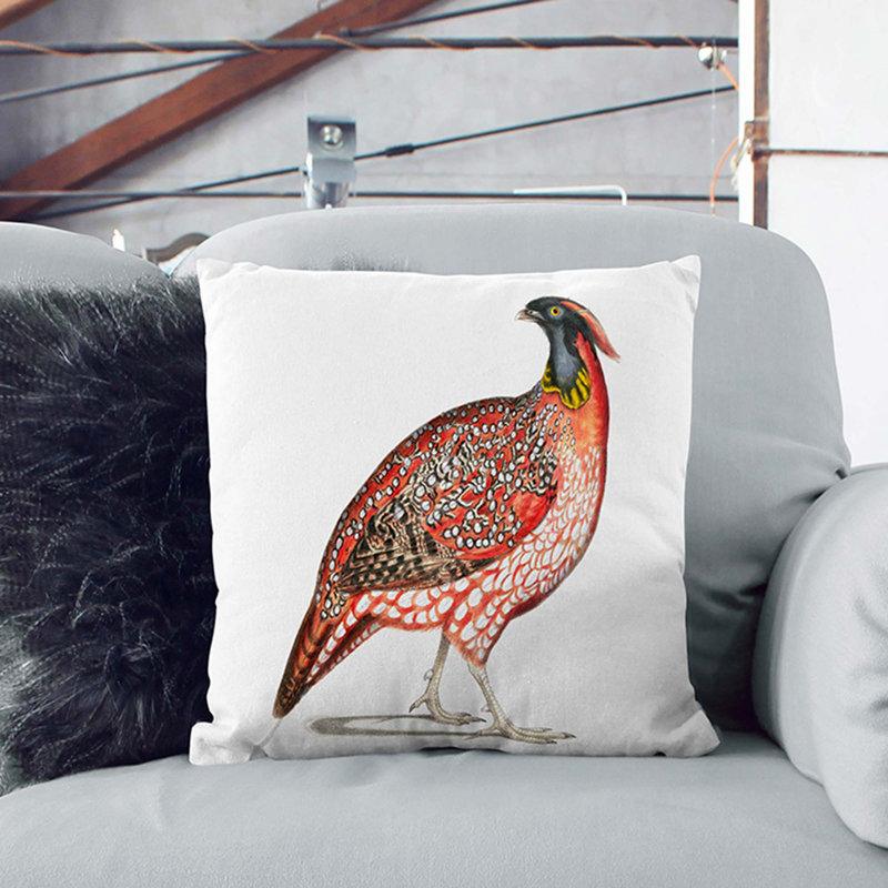 Square Throw Cushion, 40cm H x 40cm W x 15cm D
