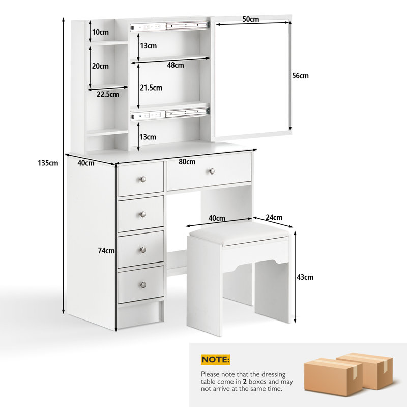 Dressing Table with Mirror