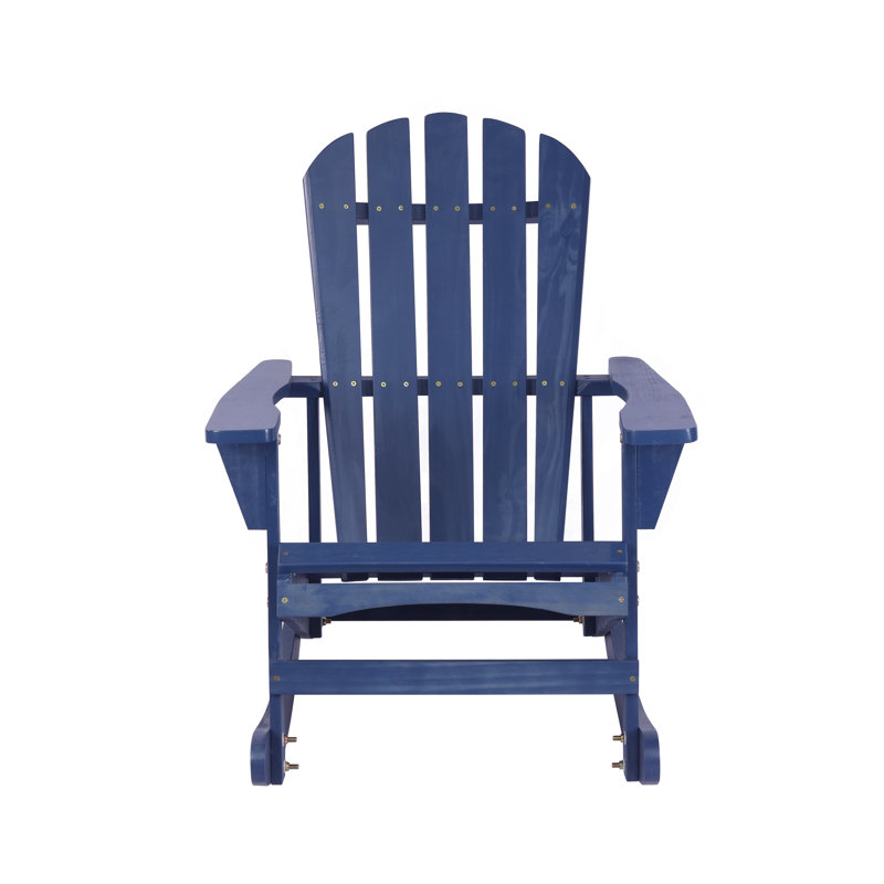 Almat Outdoor Adirondack Chair, Navy Blue