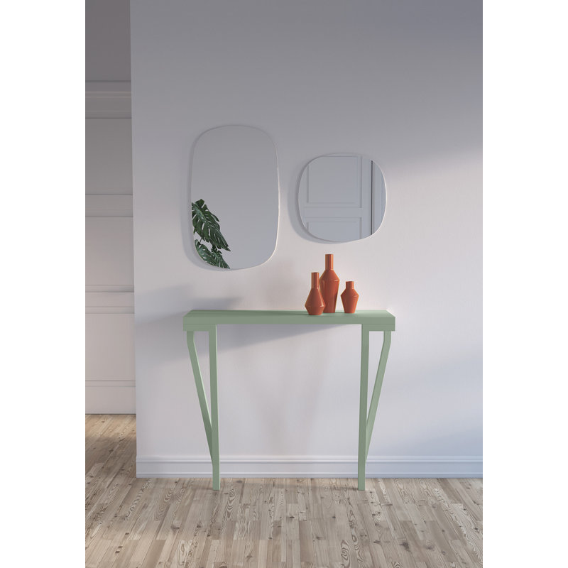 Fuchs 90 cm W Console Table, Green