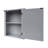 Church Strett Removable Wall Medicine Cabinet with Mirrored Door and Adjustable Shelf, Gray Modern Storage for Bathrooms