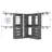 95-132Inches Closet System With Drawers And Corner Closet-740865160