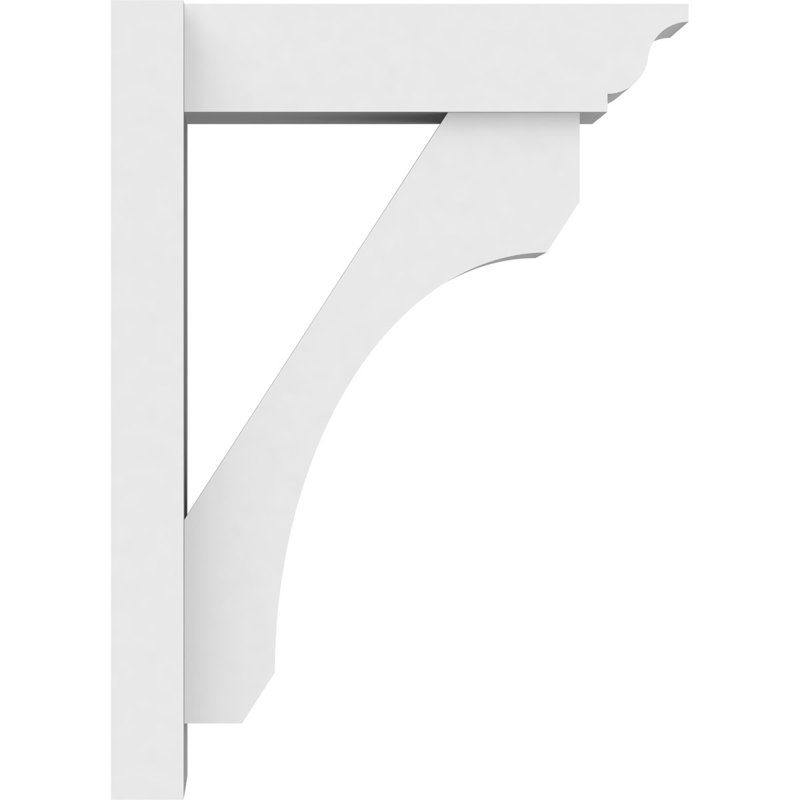 L 7 po x P 16 po x H 22 po Héritage en PVC de qualité architecturale avec extrémités traditionnelles, L 7 po