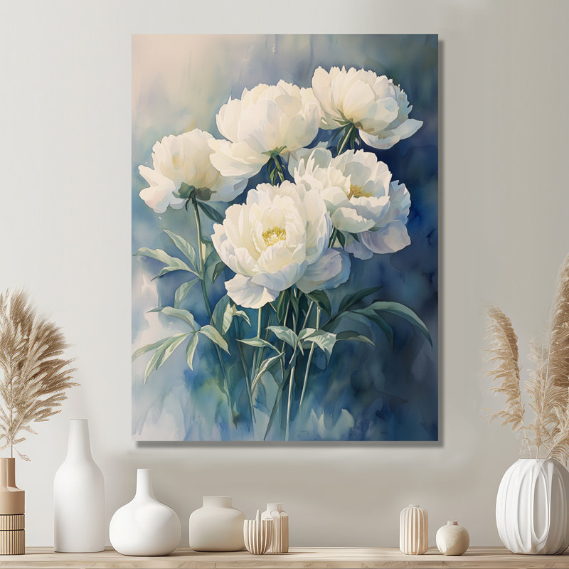 Bolen - impressions murales florales, Toile tendue, Ne s’applique pas, H 20 po x l 12 po