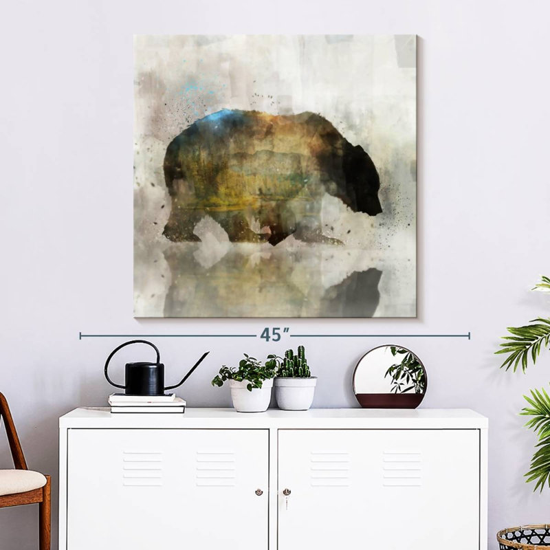 Brampt Journey Bear, 33" H x 33" W