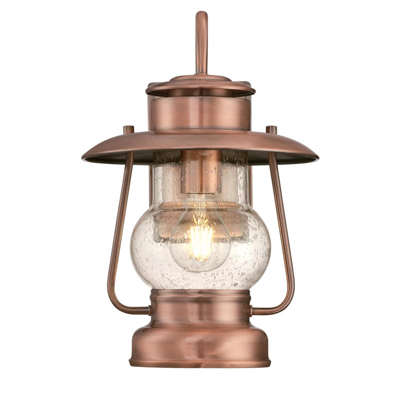 Abella Wall Light, 13.75" H x 9.25" W x 11.5" D, Washed Copper