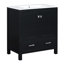 Meuble-lavabo double 60 po, lavabos, rangement intégré, espace de rangement spacieux, tablette de rangement, esthétique moderne-163376815-163376813