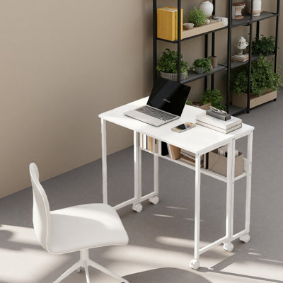 Foldable Desk With Storage Bag,Folding Computer Desk,For Small Spaces, Home Office
