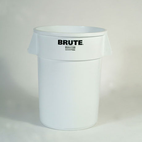 Poubelle à 44 gallons en® containers, Blanc