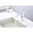 Stylish Laundry Vanity Faucet - 1.5/Gpm Flow Rate, Soft Aerator Modern Zinc Sink 1 Hole, Center Handle, Corrosion-121615874