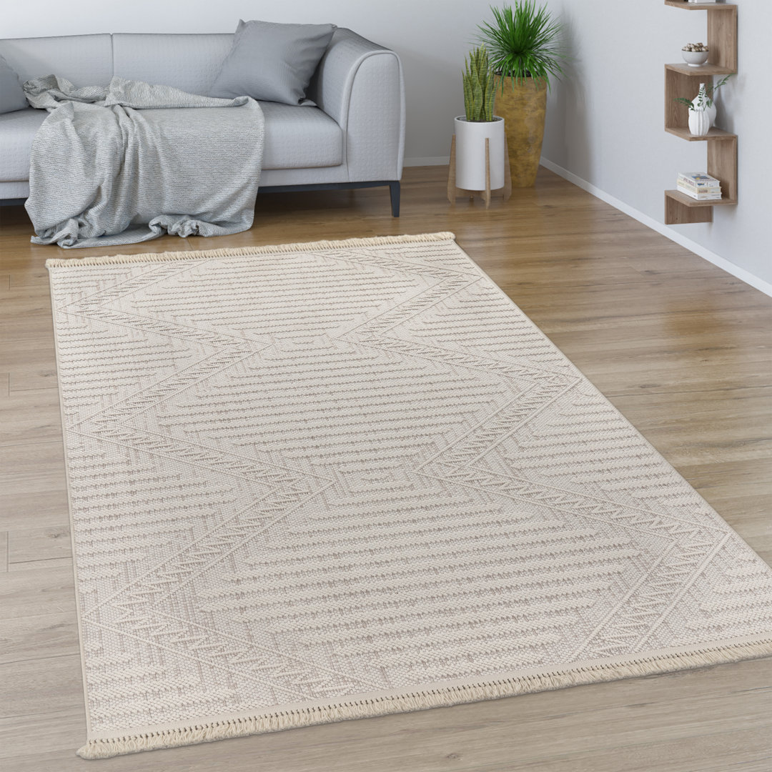 Teppich Lacrescenta in Beige/Cremefarben