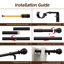 Tringle à rideaux ajustable robuste de 1 po avec embouts sphériques Danikah-1170985197-1174407923