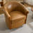 29.5'' W Genuine Leather Upholstered Swivel Barrel Chair-224169273