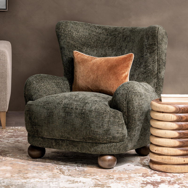 Penelope Upholstered Armchair, Winter Fir