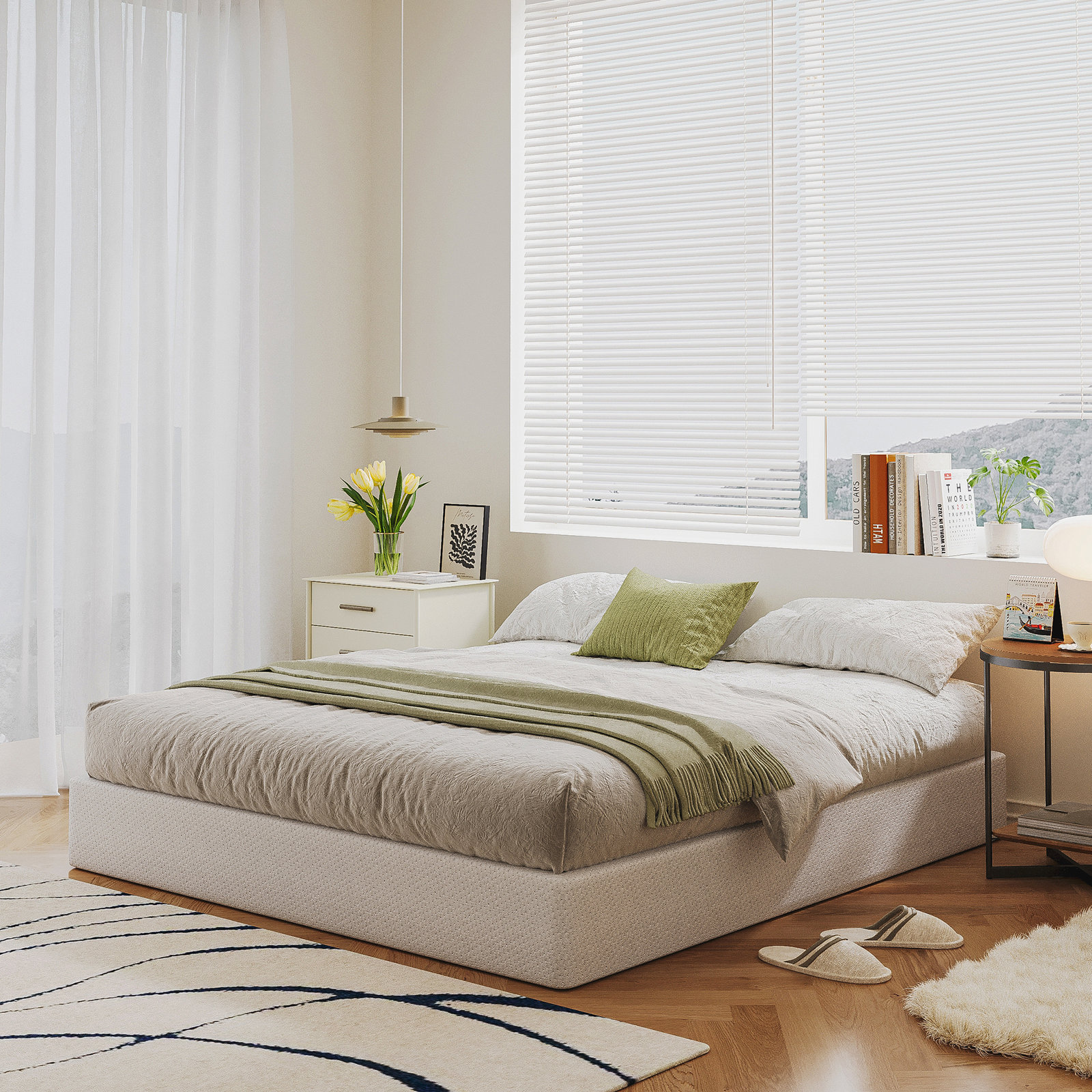 Nazarene 9 Inch Metal Box Spring, Easy Assembly, California King
