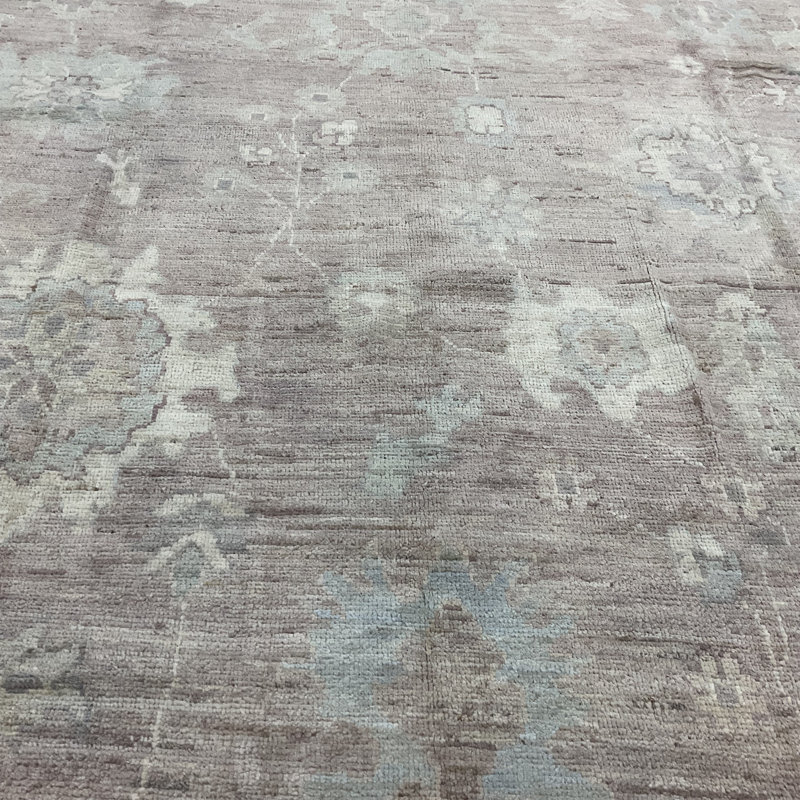 Hand Knotted Wool Geometric Rug