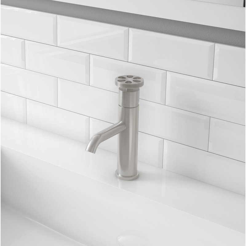 Nova Single-handle Bathroom Faucet, Matte Silver