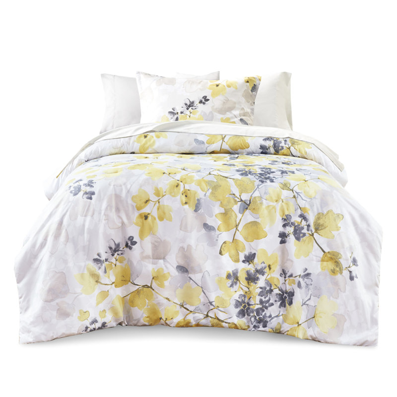 Édredon jaune ultra doux avec drap