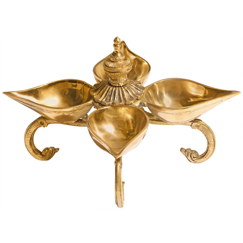 Base de lampe de table dorée 5 "