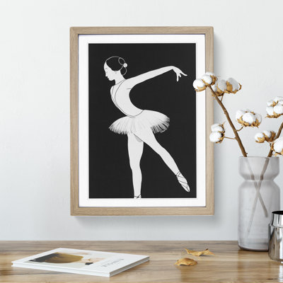 Monochrome Ballerina No.4 - Wall Art