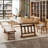 Burlywood Rectangular Solid Wood desk-108771904
