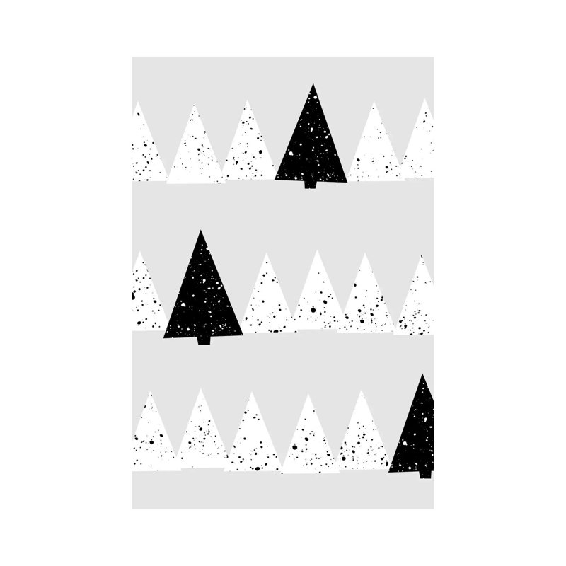 Snowy Forest by Mareike Böhmer - Wrapped Canvas Gallery-Wrapped Canvas Giclée, 20.32 cm H x 30.48 cm W