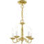 Lustre classique à 5 lumières de style bougie