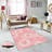 Stylish Woven Carpet, 5.6 x 7.5 Feet, 100% Polyester, 0.3 in Pile Height | Antibacterial, Non-Slip PVC Felt Dot Underside, Machine Washable | 3D Digital Printing, Durable & Easy to Maintain - Perfect for Any Room-1381559666