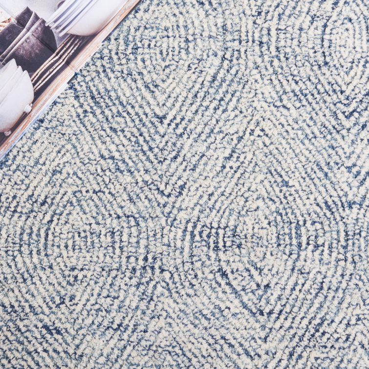 Radegund Abstract Hand Tufted Wool Geometric Rug