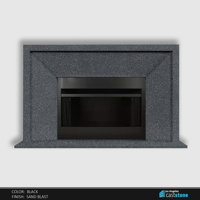 Grand Phoenix Fireplace Surround, Black 13