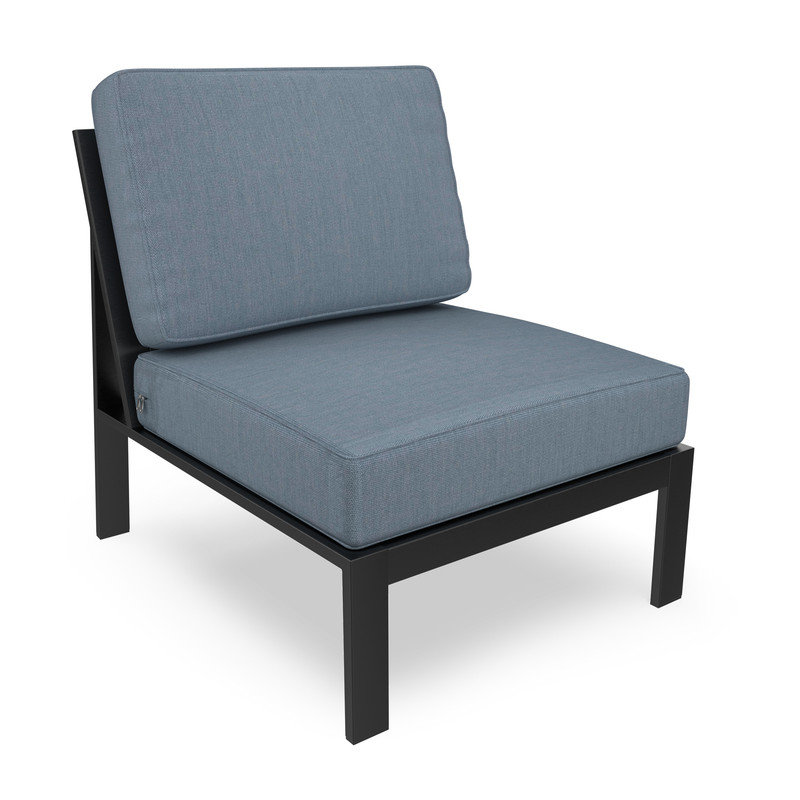 Indoor/Outdoor Deep Seating Sunbrella Cushion, Canvas Haze