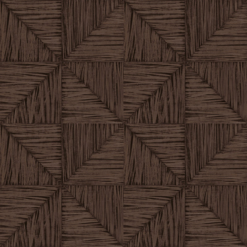 Parquet Small - Wallpaper by Norman Wyatt Home, Onyx, Peel & Stick, Self-Adhesive
