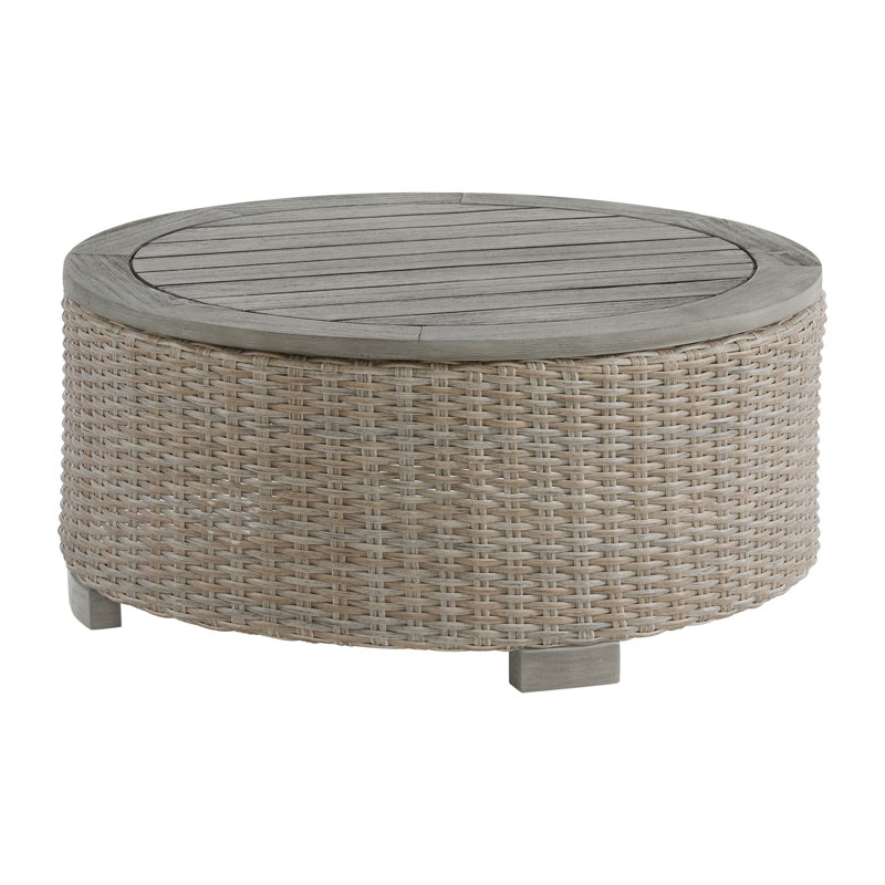 Latitude Run® Eyne Round Coffee Table - Tan